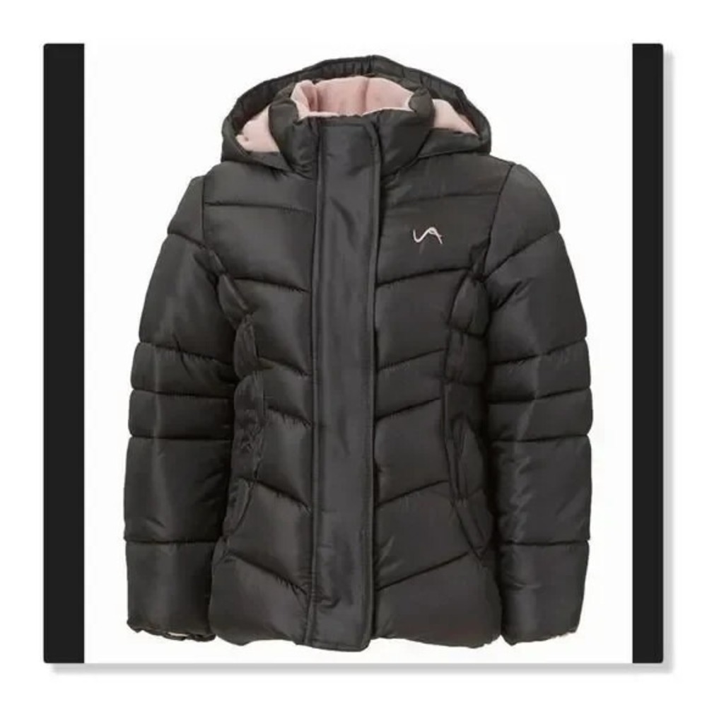 Vertical'9 Girls' Insulated Winter Puffer Jacket - 10/12 Medium